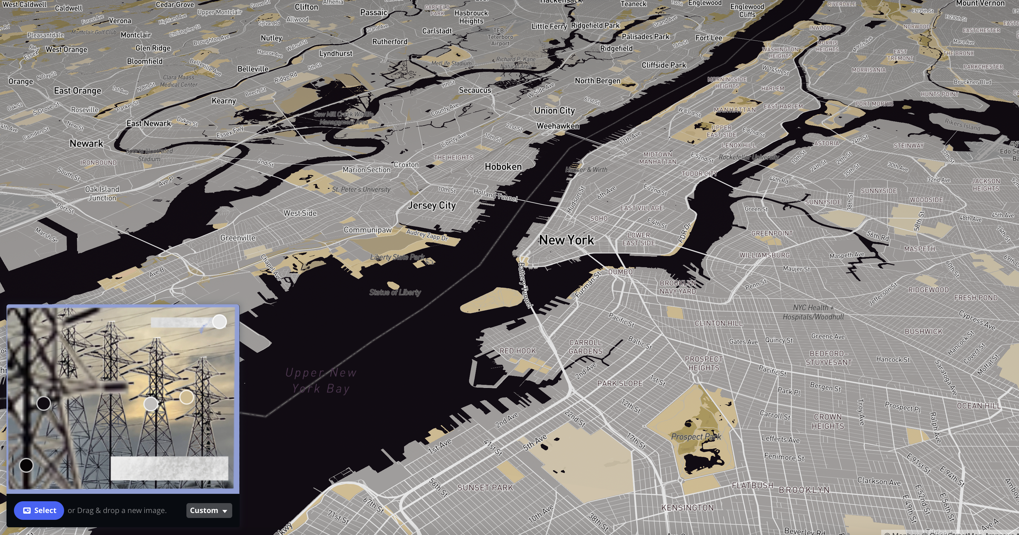 using the cartography plugin with collages ive made. all the photos in the collage were also taken by me