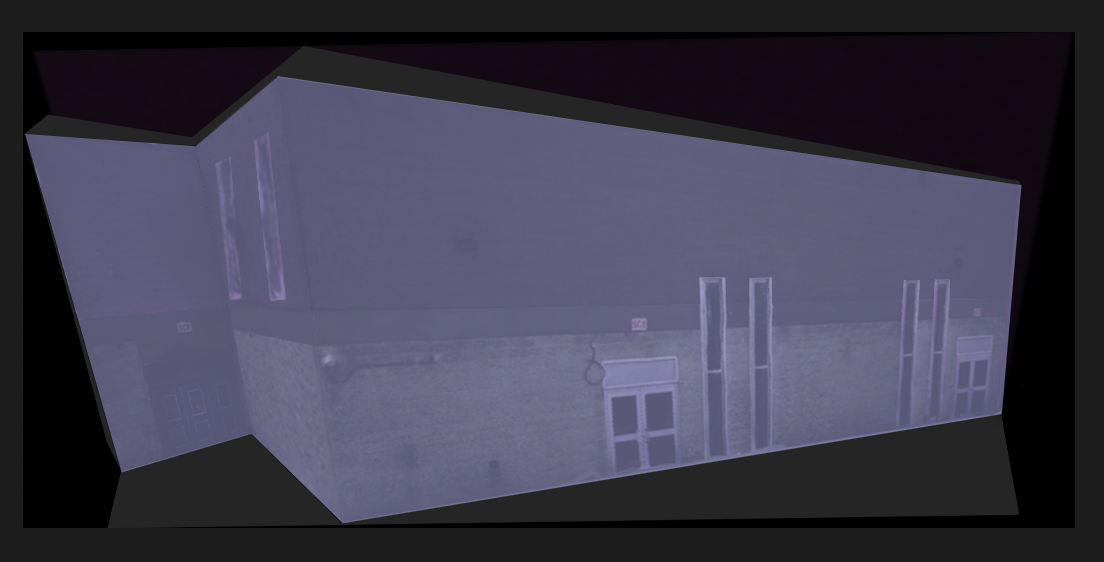 Using corner pin and following the projection mapping tutorial