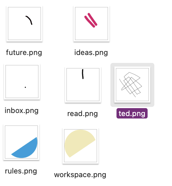 The parts that make up the previous Image